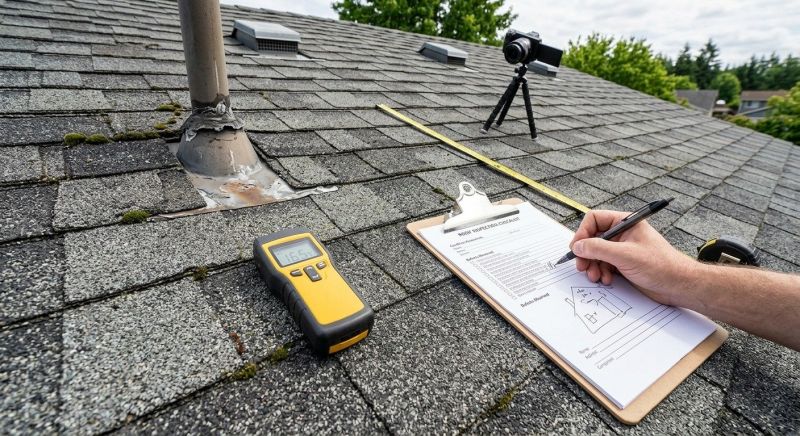 Asphalt Roof Inspection in Park County, CO