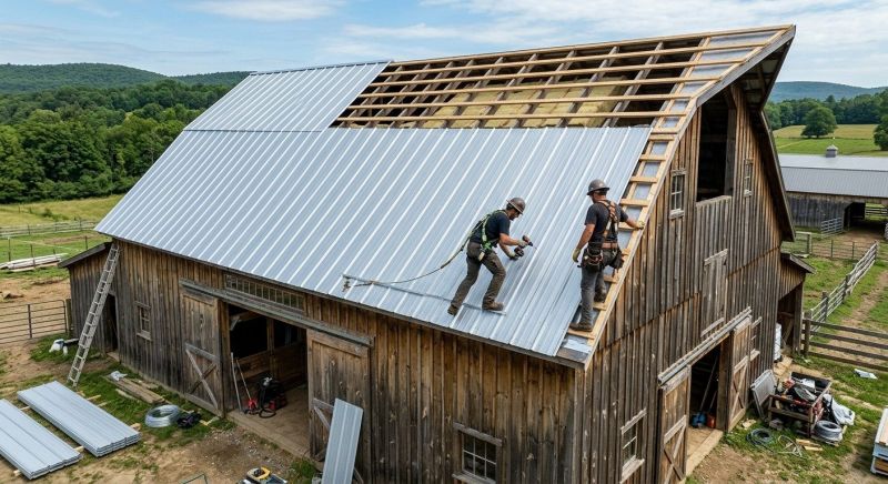 Barn Roof Construction in Evergreen, CO