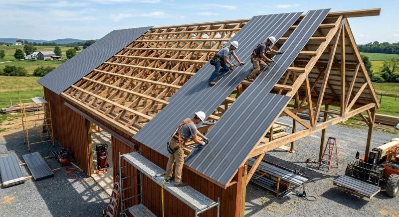 Barn Roof Installation in Evergreen, CO