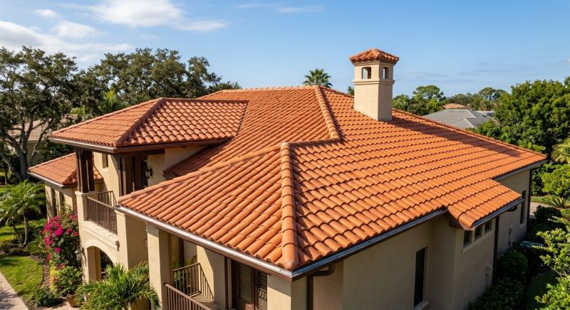 Barrel Tile Roof Installation in Evergreen, CO