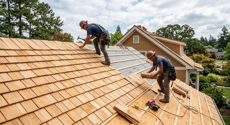 Cedar Roof Installation in Morrison, CO