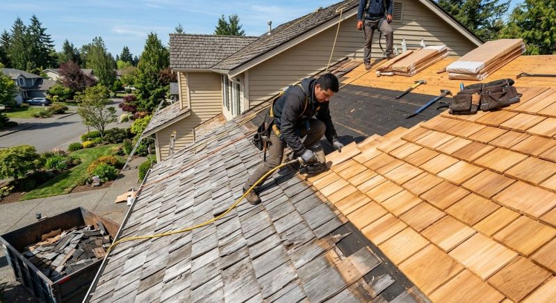 Cedar Roof Replacement in Evergreen, CO