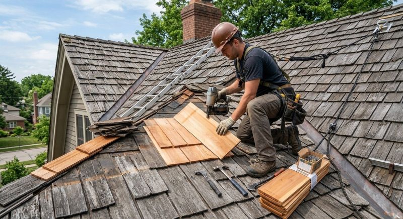 Cedar Shake Roof Repair in Golden, CO