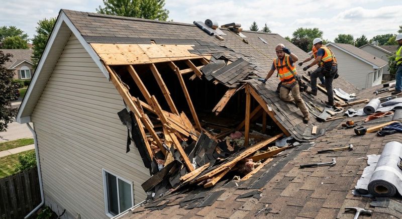 Collapsing Roof Repair in Evergreen, CO