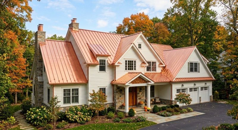 Copper Roof Replacement in Evergreen, CO
