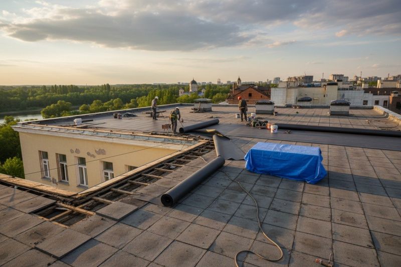 Flat Roof Replacement in Conifer, CO