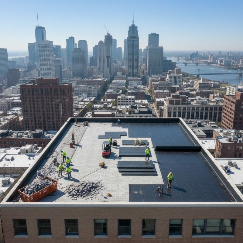 Flat Roof Replacement in Denver County, CO