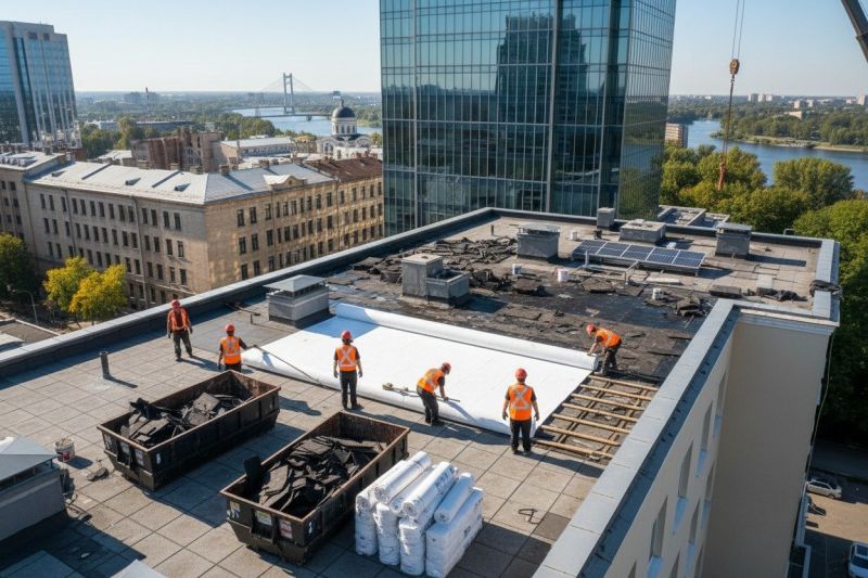 Flat Roof Replacement in Morrison, CO