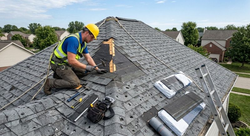 Hail Damage Roof Repair in Evergreen, CO