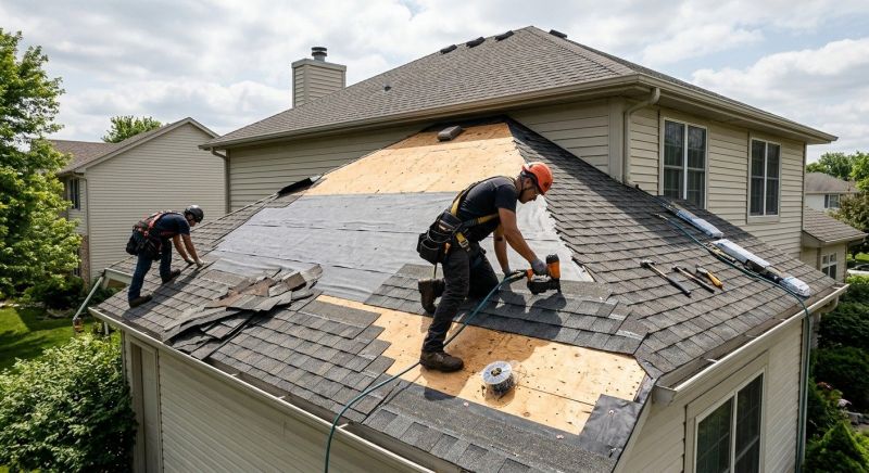 Hip Roof Shingle Replacement in Evergreen, CO