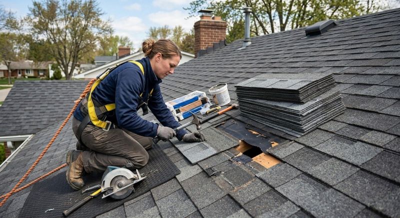 Hip Roof Shingle Replacement in Evergreen, CO