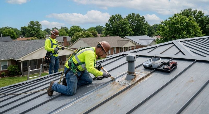 Metal Roof Flashing Repair in Evergreen, CO