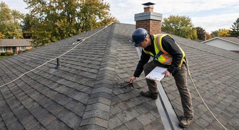 Roof Damage Inspection in Evergreen, CO