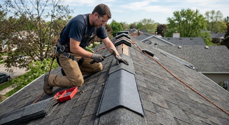 Roof Ridge Repair in Evergreen, CO