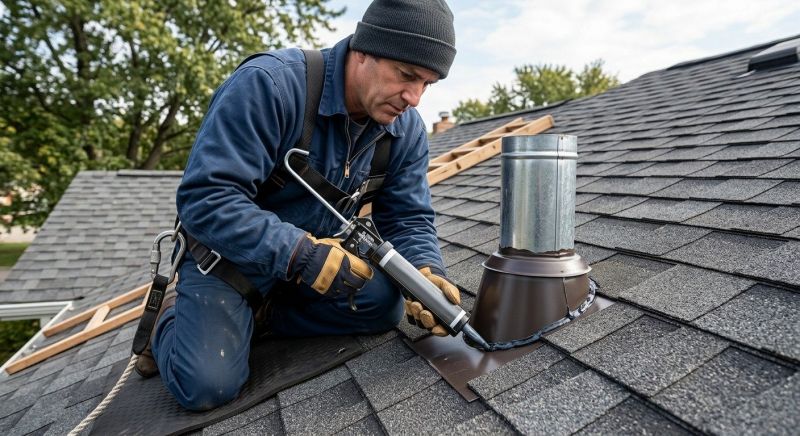 Roof Vent Flashing Repair in Evergreen, CO