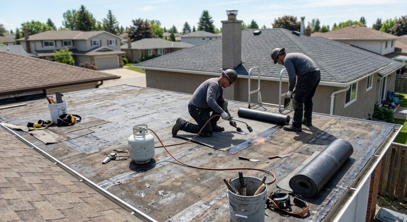 Rubber Roof Repair in Wheat Ridge, CO