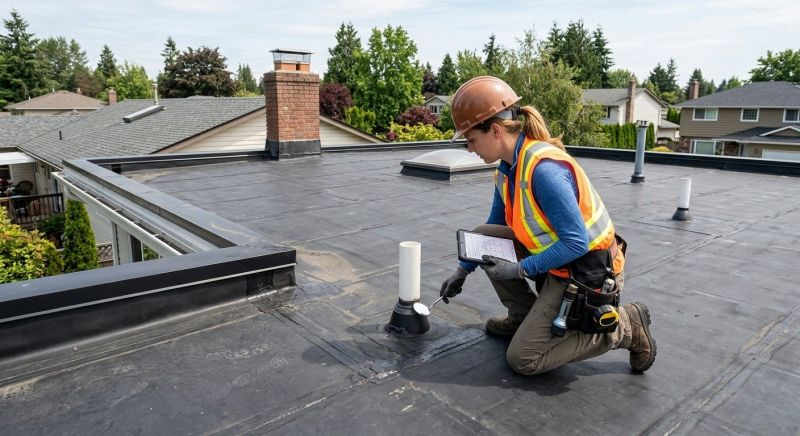 Single Ply Roof Inspection in Evergreen, CO