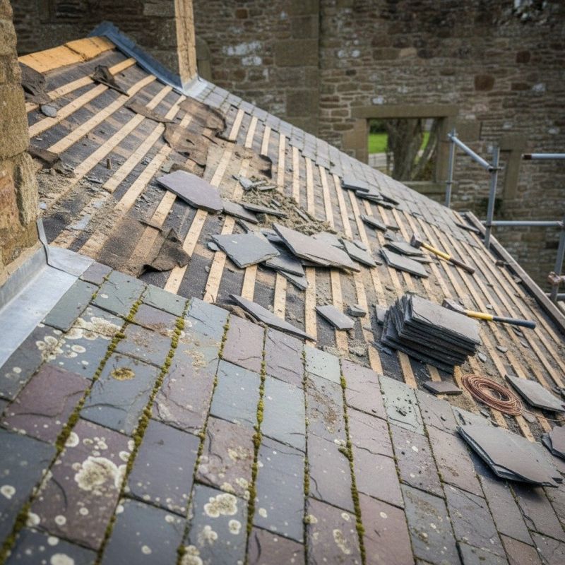 Slate Roof Replacement in Jefferson County, CO