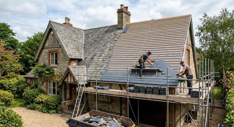 Slate Roof Replacement in Park County, CO