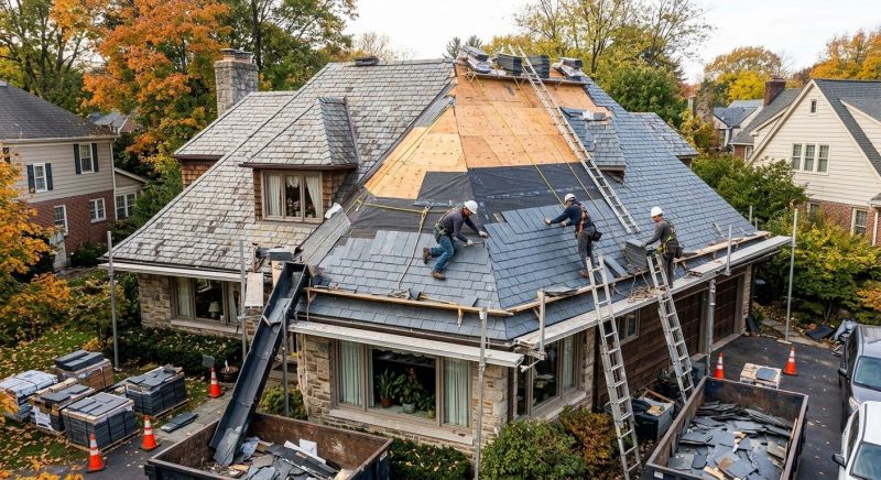 Slate Shingle Replacement in Evergreen, CO