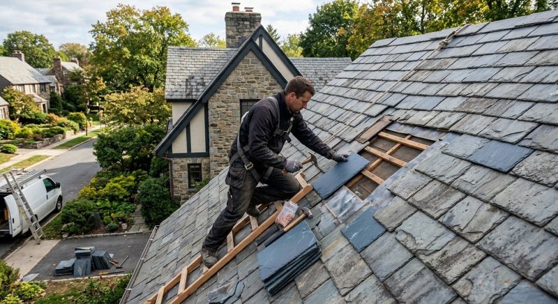 Slate Shingles Repair in Littleton, CO