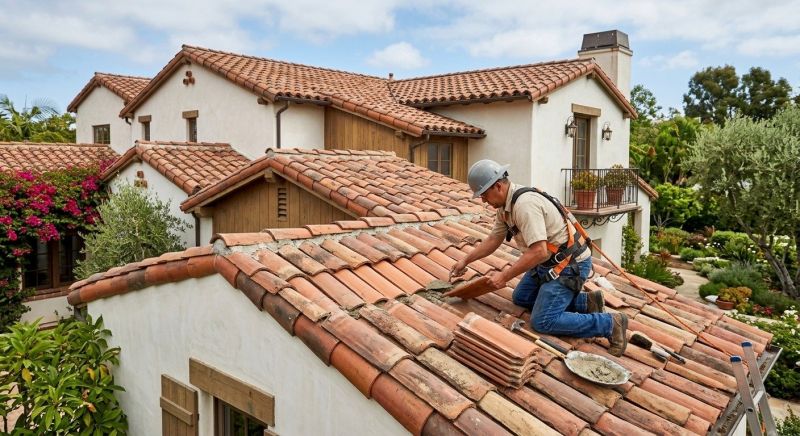 Spanish Tile Roof Repair in Evergreen, CO