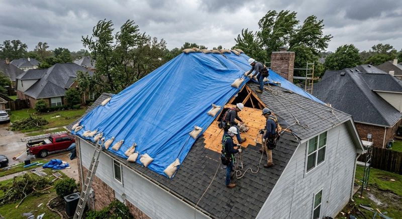 Storm Damage Roof Repair in Conifer, CO