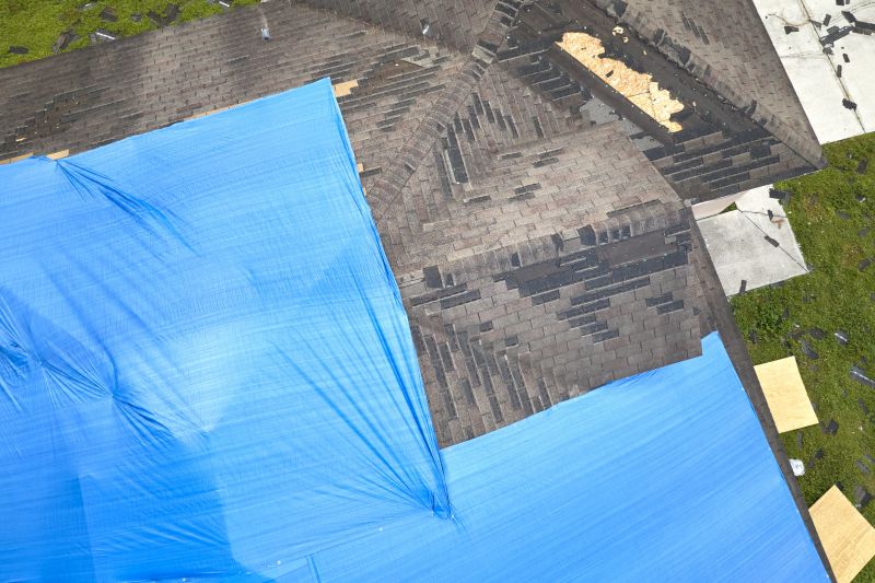 Storm Damage Roof Tarping in Evergreen, CO
