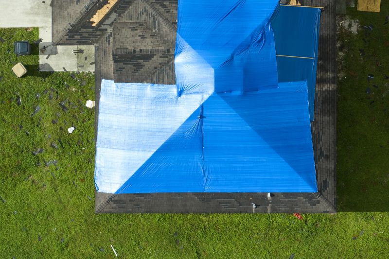 Storm Damage Roof Tarping in Evergreen, CO