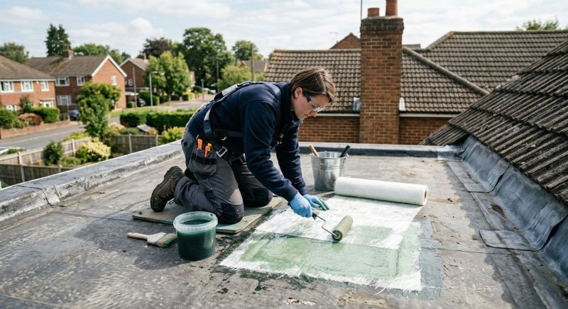 Synthetic Roof Repair in Evergreen, CO