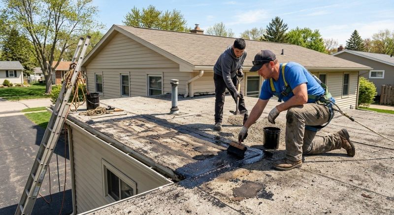 Tar And Gravel Roof Repair in Douglas County, CO