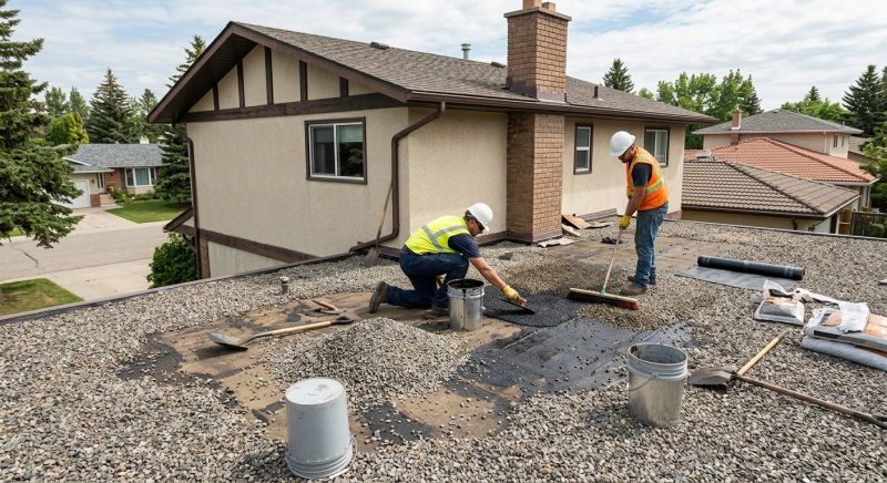 Tar And Gravel Roof Repair in Golden, CO