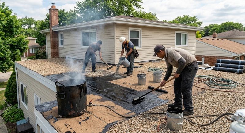 Tar And Gravel Roof Repair in Littleton, CO