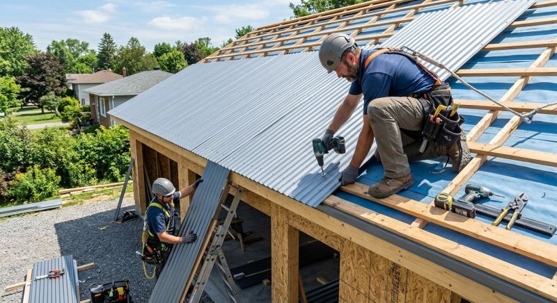 Tin Roof Installation in Bailey, CO