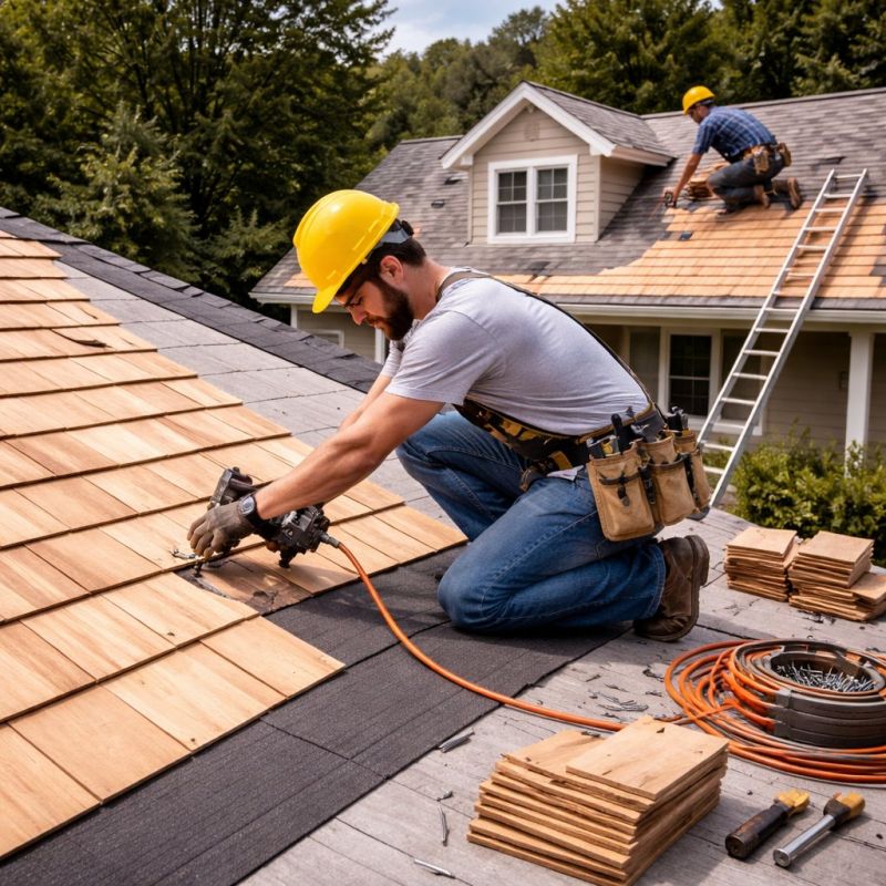 Wood Roofing Installation in Conifer, CO