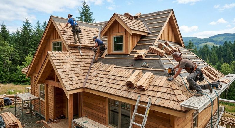 Wood Roofing Installation in Evergreen, CO
