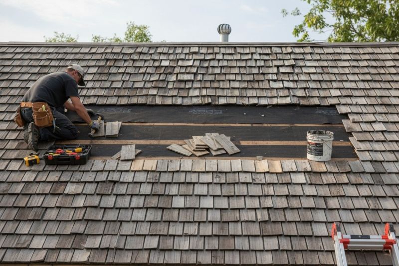 Wood Shake Roof Repair in Clear Creek County, CO