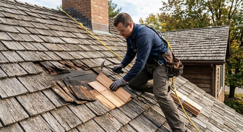 Wood Shake Roof Repair in Littleton, CO